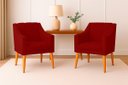 Ver imagem 2 de Kit com 2 Poltronas para Sala Moderna e Confortável Milla