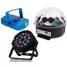 Kit Jogo De Iluminação Dj Balada Luz Strobos Clubes Festa - 18 - 110V/220V (Bivolt) - 1