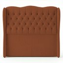 Ver imagem 5 de Cabeceira Cama Box King Size Alora 195cm Estofada Capitonê Moderna Bouclê Terracota - Desk Design