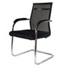 Kit 6 Cadeiras Interlocutor Mesh Fixa Preta W-122 - 3