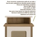 Ver imagem 4 de Mesa de Apoio Mdf Sala 43 Cm 4519 Carvalho Off White Arly