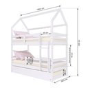 Ver imagem 5 de Treliche Casinha Solteiro Slim Grade Branco