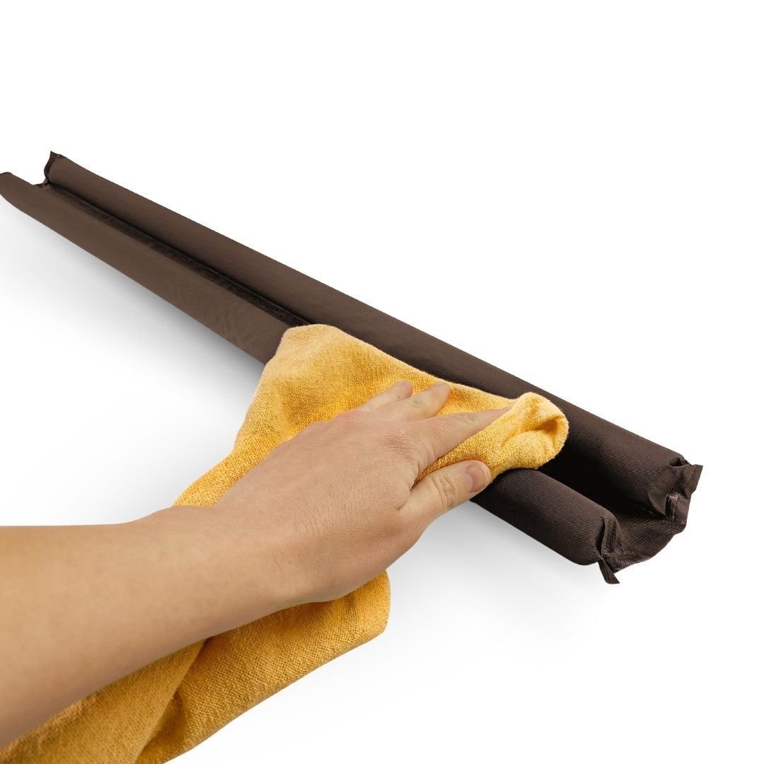 Veda Porta Protetor Rolinho Tradicional Impermeável 80 Cm Preto - 3