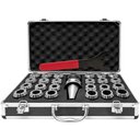 Ver imagem 1 de Jogo de Pinças Er com Chave Er e Cone Bt-40 - Modelo Er-40 - Cap. 3,0 a 26,0mm