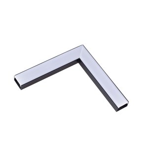 Conexão Junção L Preta P/ Perfil de Sobrepor Wood Teto-Teto Usina ST2863