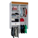 Ver imagem 2 de Guarda Roupa Suspenso De Parede Branco Mel Athena Shop JM
