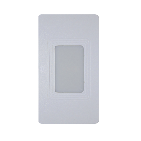 Kit 3 Balizador Poptem Embutido Branco Spot Iluminador Retangular