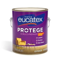 Tinta Protege Acrílico Fosco Premium Branco 3,6 Litros Eucatex - 1
