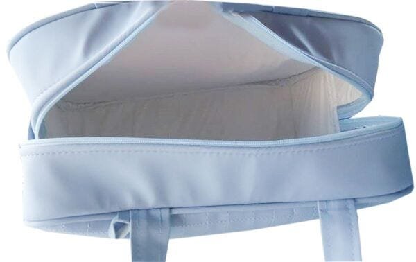 Kit Mala Bolsa Bebe Saída Maternidade Personalizada Gabrielly 3 Peças - Azul claro - 2
