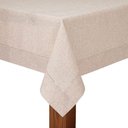 Ver imagem 1 de Toalha de Mesa Copa e Cia Miami Natural - Quadrada 8 Lugares - 220 X 220 Cm