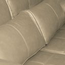 Ver imagem 5 de Sofá Decorativo Sala de Estar Marselha Retratil Manual 3 Lugares 215cm Couro Bege - Mozzelar