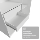 Ver imagem 6 de Guarda-Roupa Closet 2 Gavetas 121 cm Branco Venus Madesa