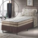 Ver imagem 3 de 1 Pe de Cama 13cm Preto Peça Reposição Pés de Madeira para Camas Box Solteiro ou Casal Pés para