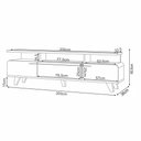 Ver imagem 6 de Rack Bancada para Tv 70 Pol 200cm 3 Portas Amago H01 Off White-cinamomo