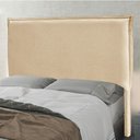 Ver imagem 2 de Cabeceira Cama Box Casal 140 Cm Garden Linho S04 - D'Rossi Dourado