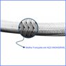Mangueira de Engate Flexivel Saída Água Trançado Inox 40cm - 3