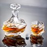 Garrafa Decanter Vidro Whisky Licor 900ml +6 Copos Superluxo - 1