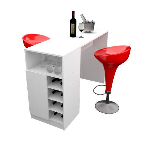 BALCÃO GOURMET COZINHA M10.2020.B PORTA (MULTIUSO, DECORA) MUNDI MOVEIS