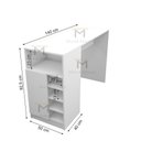 Ver imagem 4 de BALCÃO GOURMET COZINHA M10.2020.B PORTA (MULTIUSO, DECORA) MUNDI MOVEIS