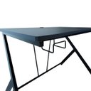 Ver imagem 2 de Mesa Gamer Mesa para Computador com Estrutura em Aço - Preto