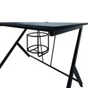 Ver imagem 3 de Mesa Gamer Mesa para Computador com Estrutura em Aço - Preto