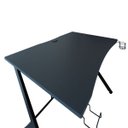 Ver imagem 4 de Mesa Gamer Mesa para Computador com Estrutura em Aço - Preto