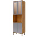 Ver imagem 3 de Torre Quente 4 Portas Reflecta Nicho para Forno ou Microondas 70 cm Brilhante Celeste Bege/Cinamomo/Platina