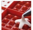 Ver imagem 3 de Kit Formas De Silicone Para Waffles Retangular E Coração