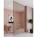 Ver imagem 1 de Brise (breeze) Divisor de Ambientes Modular 274x6,5cm 01 Unid. - Freijó