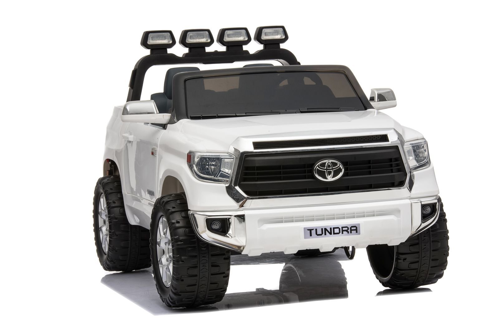 Mini Toyota Tundra Branco Carro Elétrico Infantil A Bateria Para Crianças Motorizado Meninos Meninas - 2