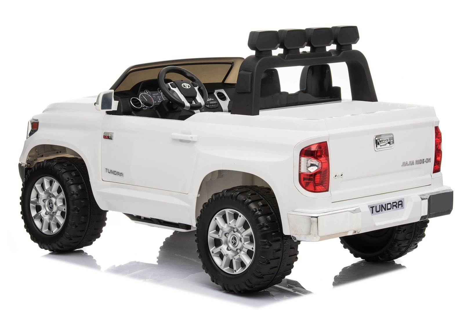 Mini Toyota Tundra Branco Carro Elétrico Infantil A Bateria Para Crianças Motorizado Meninos Meninas - 6