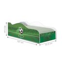 Ver imagem 4 de Cama Solteiro Infantil 197x91,5cm para Quarto Personagens Copa Futebol K02 - D’Rossi