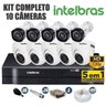 Kit CfTV Intelbras Completo 10 Câmeras Ahd 720P DVR 16 Canais - 1
