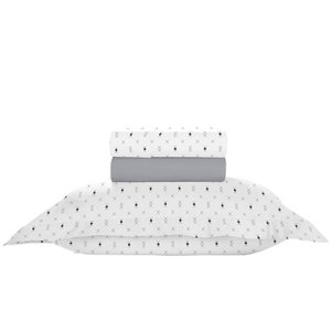 Jogo de Cama de Solteiro 200 Fios Nova América - Marcelo (7770)