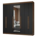 Ver imagem 3 de Guarda-Roupa Casal 8 Portas Batentes com Espelho Netuno Madesa