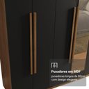 Ver imagem 7 de Guarda-Roupa Casal 8 Portas Batentes com Espelho Netuno Madesa