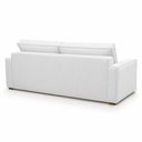 Ver imagem 4 de Sofá Sala de Estar Nilo Retratil Manual 210cm 3 Lugares Bouclê Branco m1 - Monari Design