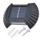 Ver imagem 2 de Luminaria Solar Parede Led Arandela Spot Balizador Resistente 4 Und Enfeite Jardim Quintal