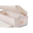 Ver imagem 5 de Cama Baú c/Auxiliar Conjugado Solteiro: Colchão Molas Bonnel MH1443 Evolution White (88x188x52)