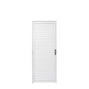 Ver imagem 2 de Porta Social de Aluminio Branco Palheta Linha 25 210x90cm