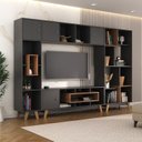 Ver imagem 1 de Estante para TV e Home Theater até 65 Polegadas 274CMX181CM 4 Portas Elegance Yescasa