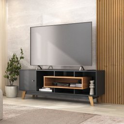 Estante Home para Tv até 65 Polegadas com 4 Portas Elegance Yescasa - 3
