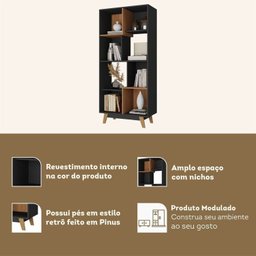 Estante Home para Tv até 65 Polegadas com 4 Portas Elegance Yescasa - 16