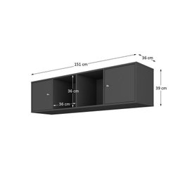Estante Home para Tv até 65 Polegadas com 4 Portas Elegance Yescasa - 11