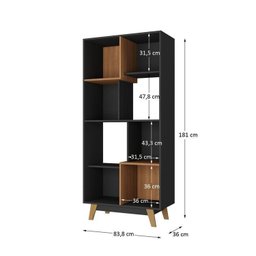 Estante Home para Tv até 65 Polegadas com 4 Portas Elegance Yescasa - 12