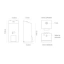 Ver imagem 5 de Saboneteira Biovis Bag Noble 800Ml Aço Inox Escovado