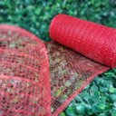 Ver imagem 4 de Kit 2 Telas Decorativa Natal Fita Malha Tule Vermelho 15cm x 5 Metros – Magizi
