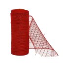 Ver imagem 5 de Kit 2 Telas Decorativa Natal Fita Malha Tule Vermelho 15cm x 5 Metros – Magizi