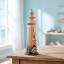Ver imagem 3 de Farol Decoração Náutico Artesanal Casa Praia Marítimo 33cm