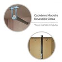 Ver imagem 6 de Guarda-roupa Solteiro Panamá 4 Portas 2 Gavetas Cinamomo/off White - Fellicci